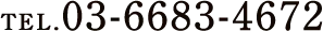 通話による相談／03-6683-4672