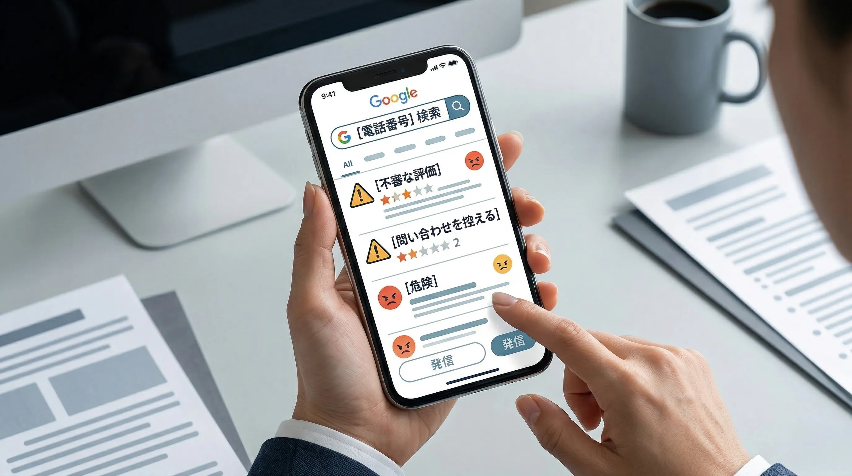 顧客の信頼イメージ